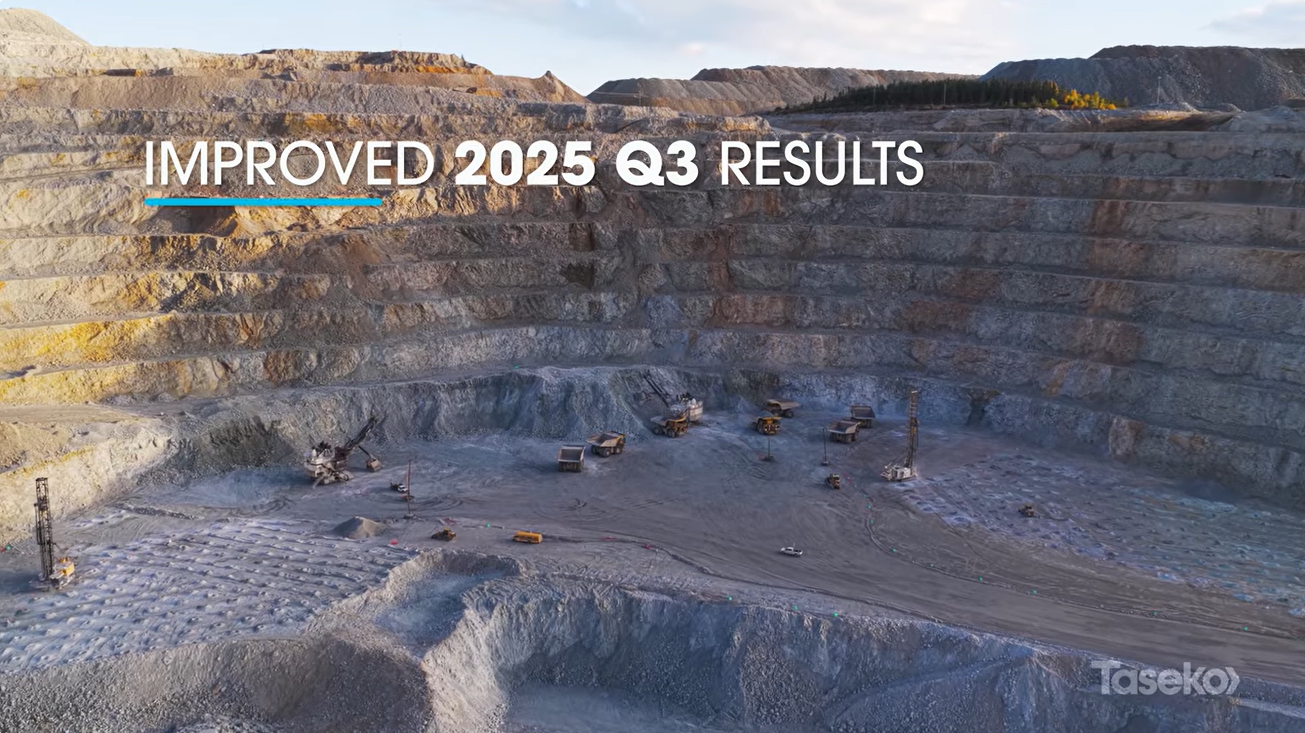 Taseko Shares Third Quarter 2025 Highlight Video